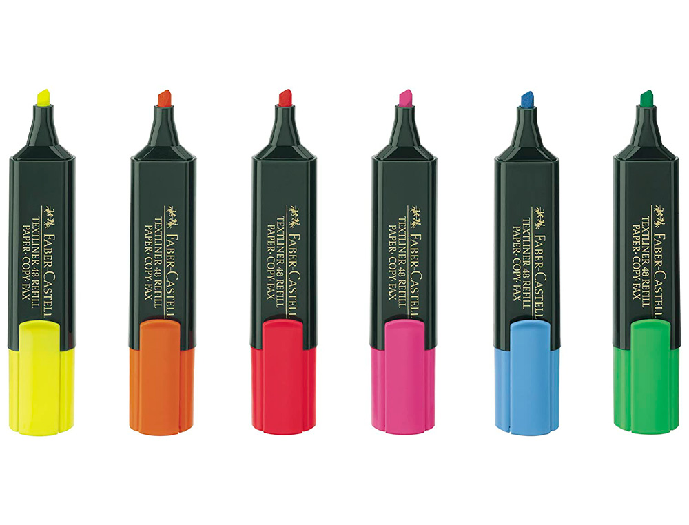 MARCADOR FABER FLUORESCENTE 48-28 ROSA