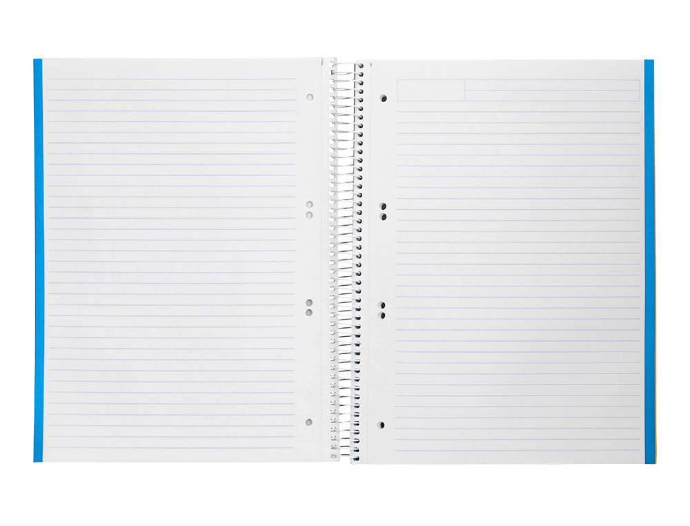 CADERNO ESPIRAL LIDERPAPEL JOLLY MICRO DIN A5 CAPA FORRADA 140 F 75 GR PAUTADO 5 BANDAS DE CORES 6 FUROS CORES SORTIDAS