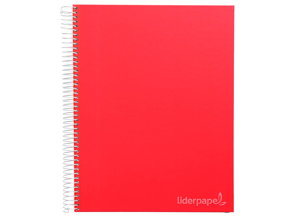 CADERNO ESPIRAL LIDERPAPEL JOLLY MICRO DIN A5 CAPA FORRADA 140 F 75 GR PAUTADO 5 BANDAS DE CORES 6 FUROS CORES SORTIDAS