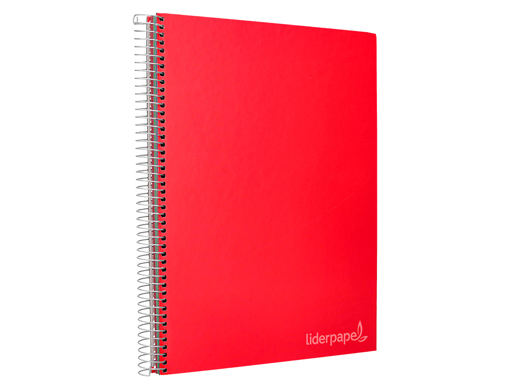 CADERNO ESPIRAL LIDERPAPEL JOLLY MICRO DIN A5 CAPA FORRADA 140 F 75 GR PAUTADO 5 BANDAS DE CORES 6 FUROS CORES SORTIDAS