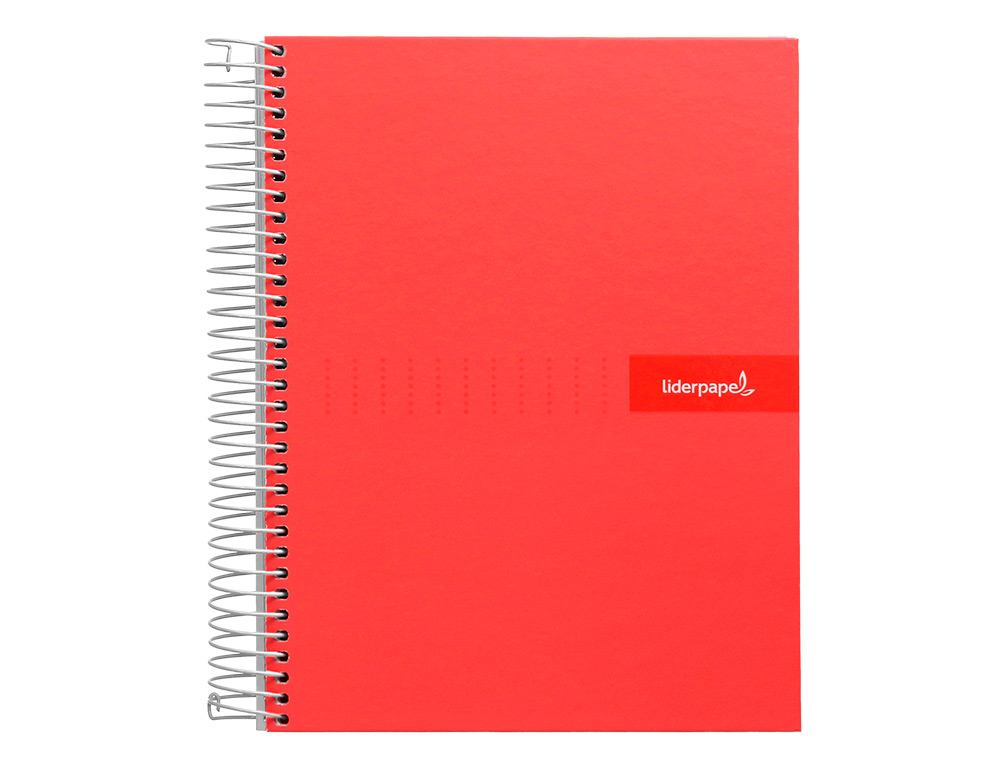 CADERNO ESPIRAL LIDERPAPEL CRAFTY DIN A4 CAPA FORRADA 80 F 90 GR PAUTADO COM MARGEM CORES SORTIDAS