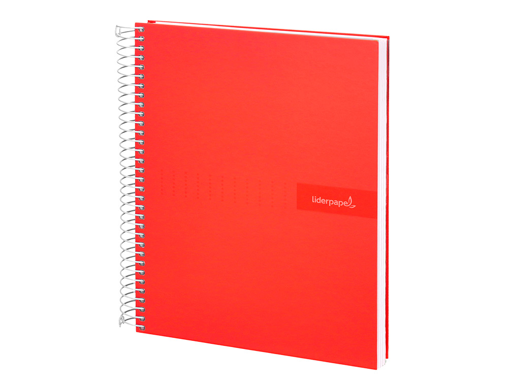 CADERNO ESPIRAL LIDERPAPEL CRAFTY DIN A4 CAPA FORRADA 80 F 90 GR PAUTADO COM MARGEM CORES SORTIDAS