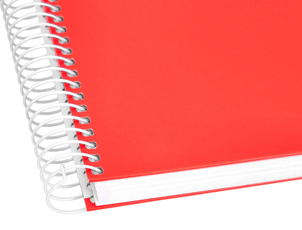 CADERNO ESPIRAL LIDERPAPEL CRAFTY DIN A4 CAPA FORRADA 80 F 90 GR PAUTADO COM MARGEM CORES SORTIDAS