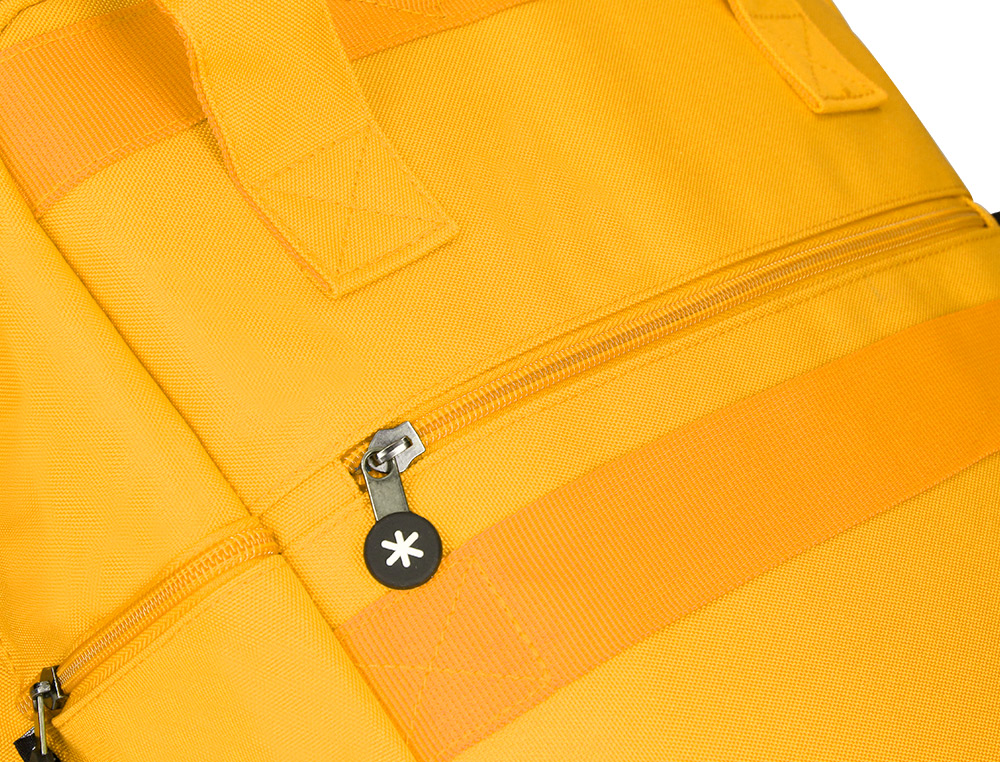 MOCHILA 2 ASAS E BOLSOS EXTERIORES MOSTARDA 300X115X390 MM