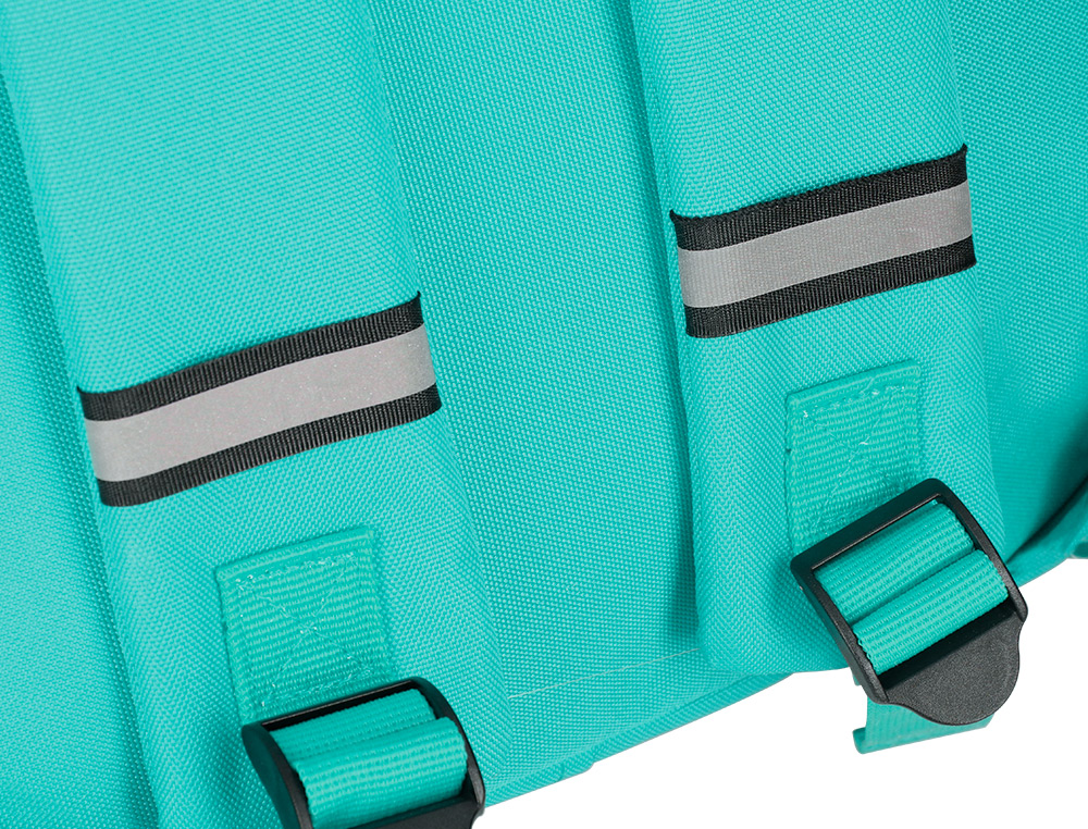MOCHILA 2 ASAS E BOLSOS EXTERIORES MENTA 300X115X390 MM