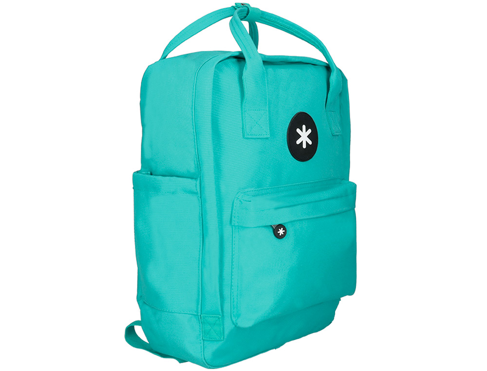 MOCHILA 2 ASAS E BOLSOS EXTERIORES MENTA 300X115X390 MM
