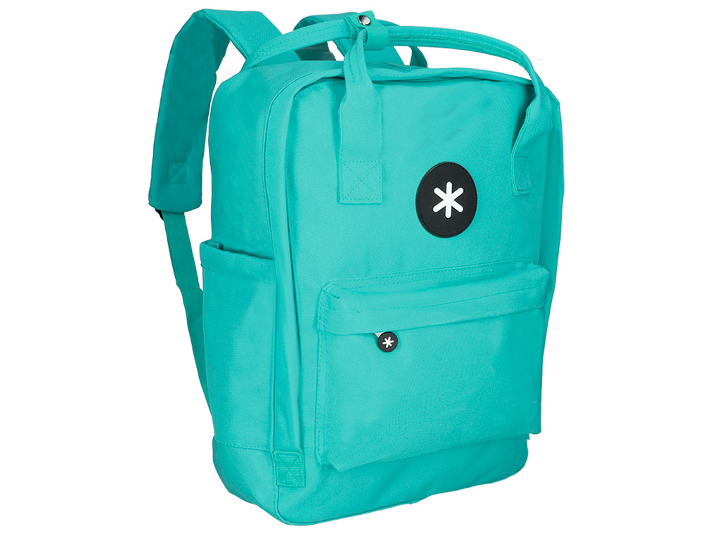 MOCHILA 2 ASAS E BOLSOS EXTERIORES MENTA 300X115X390 MM