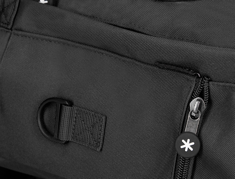 MOCHILA 2 ASAS E BOLSOS EXTERIORES PRETO 300X115X390 MM
