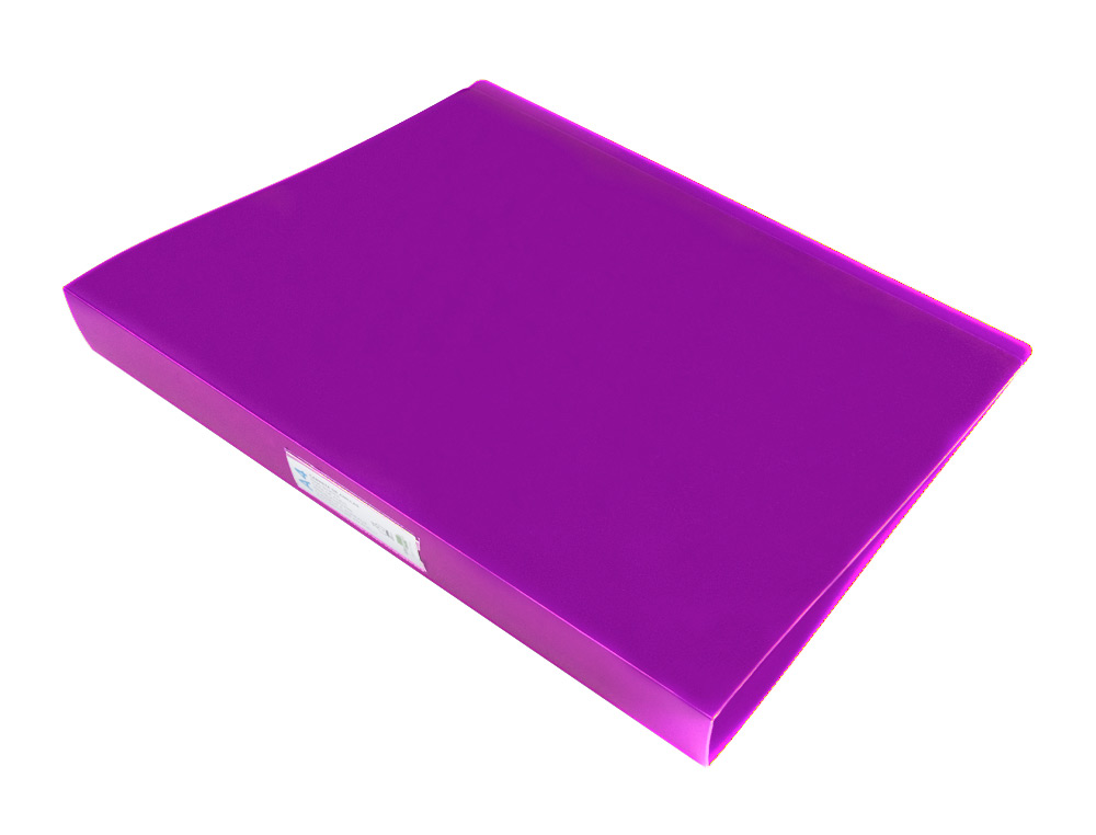 PASTA LIDERPAPEL POLIPROPILENO DIN A4 4 ANEIS 25 MM MISTOS LAVANDA OPACO