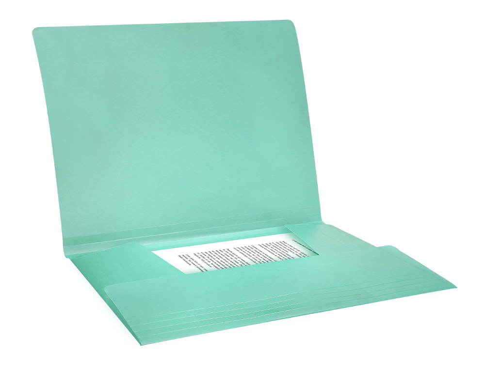 PASTA LIDERPAPEL COM ELASTICOS ABAS POLIPROPILENO DIN A4 VERDE MAÇA OPACO