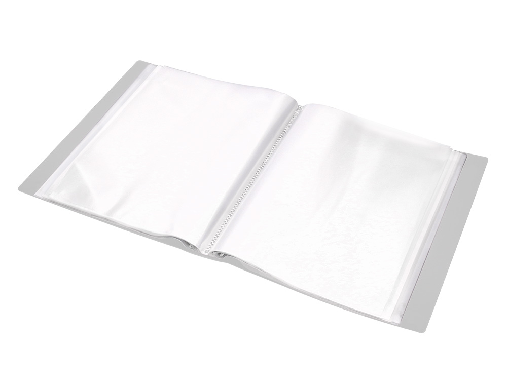 CAPA CATALOGO LIDERPAPEL 40 BOLSAS DIN A4 TRANSPARENTE