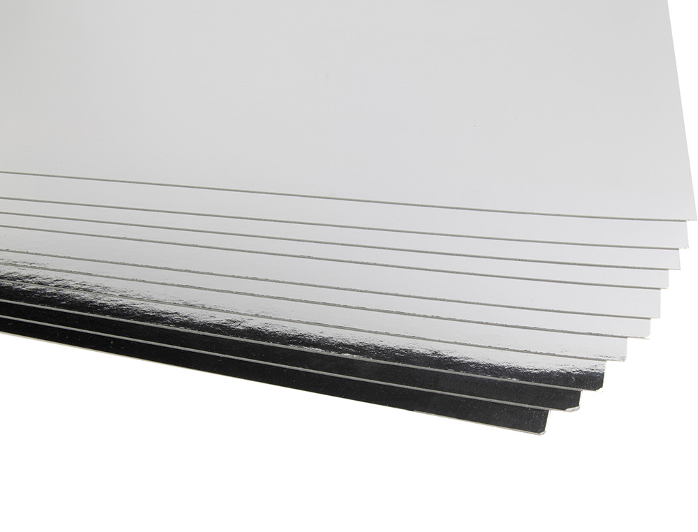 CARTOLINA LIDERPAPEL METALIZADA 50X65 CM 235 GR PRATA