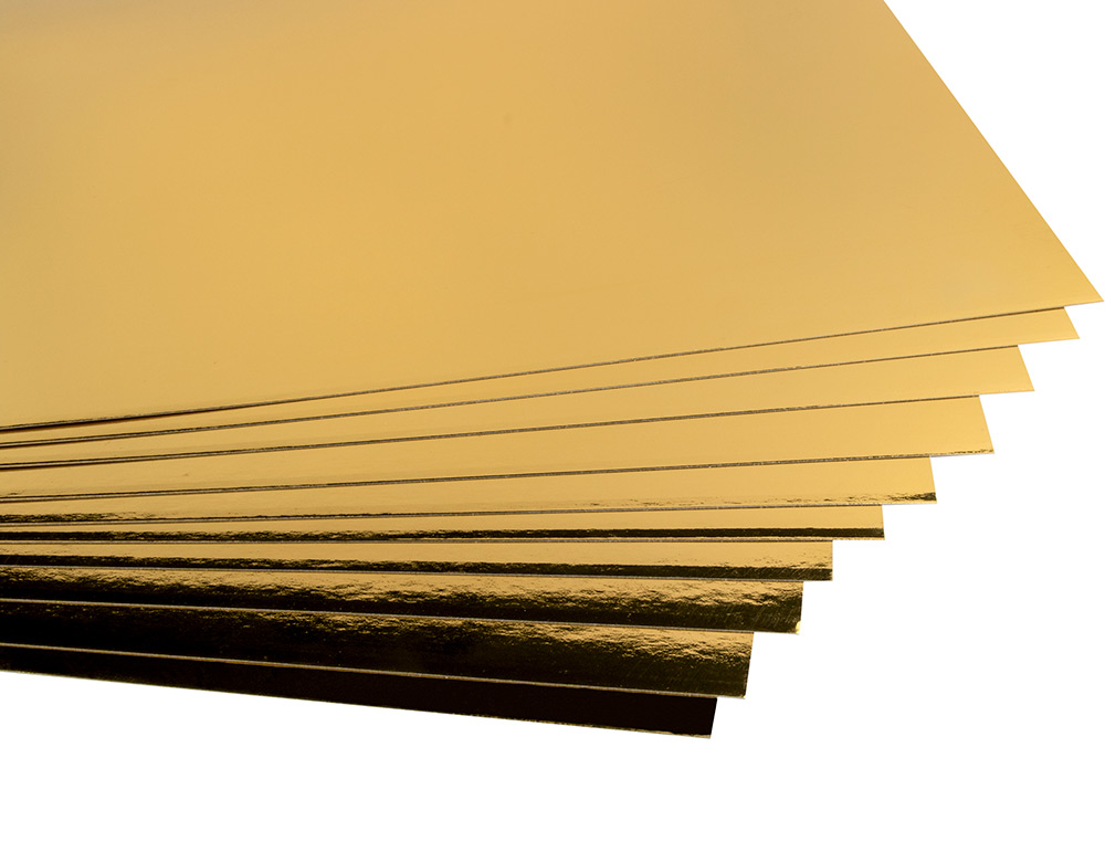 CARTOLINA LIDERPAPEL METALIZADA 50X65 CM 235 GR OURO