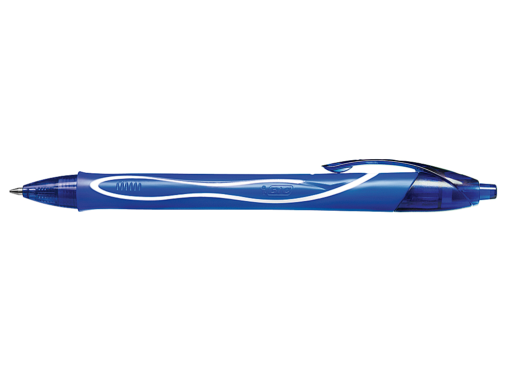 ESFEROGRAFICA BIC GELOCITY QUICK DRY RETRATIL COM TINTA GEL AZUL PONTA DE 0,7 MM