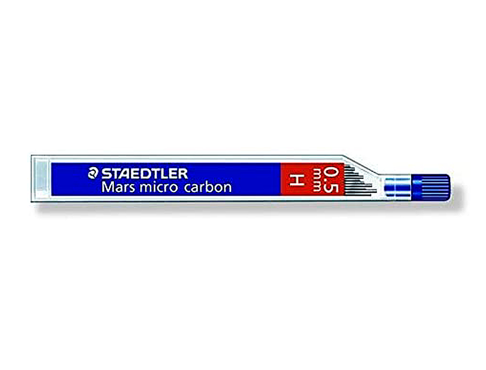 MINAS STAEDTLER MARS MICRO GRAFITE 0,5 MM H TUBO COM 12 UNIDADES