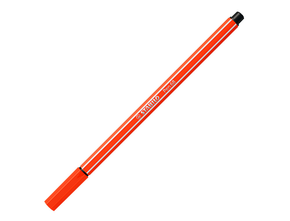 MARCADOR STABILO AGUARELAVEL PEN 68 VERMELHAO 1 MM