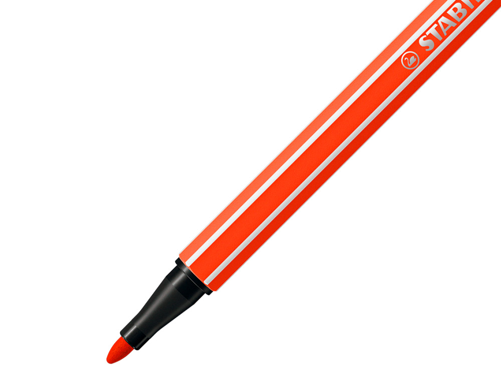 MARCADOR STABILO AGUARELAVEL PEN 68 VERMELHAO 1 MM