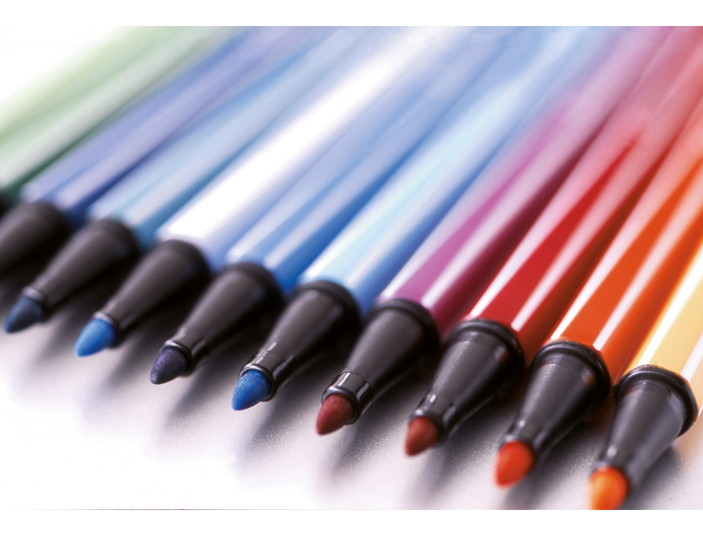 MARCADOR STABILO AGUARELAVEL PEN 68 VERDE PRADO 1 MM