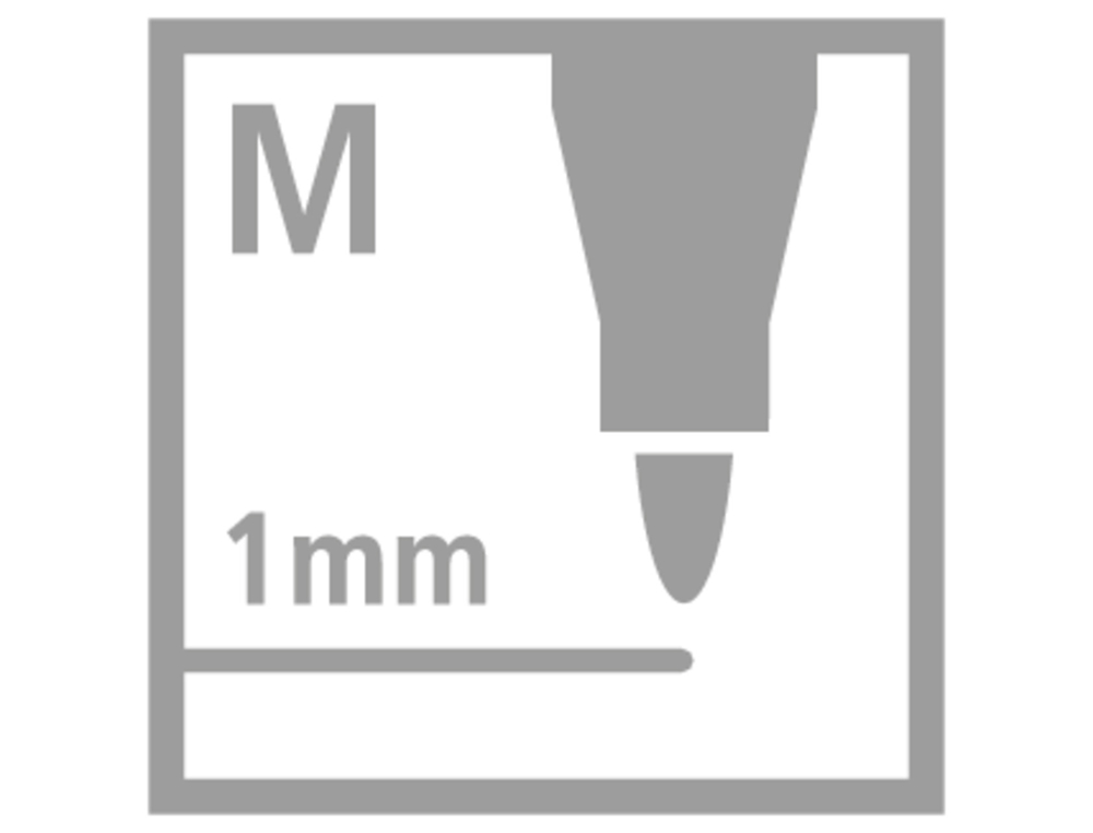 MARCADOR STABILO AGUARELAVEL PEN 68 VERDE PRADO 1 MM