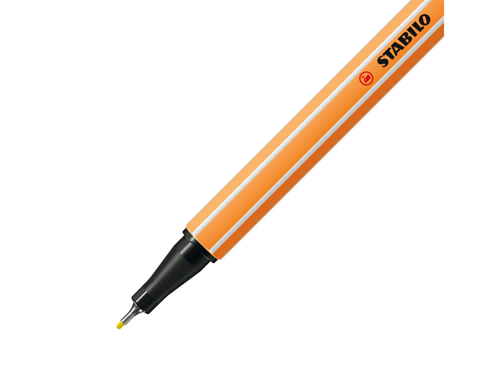 MARCADOR STABILO PONTA DE FIBRA POINT 88 AZUL CLARO 0,4 MM
