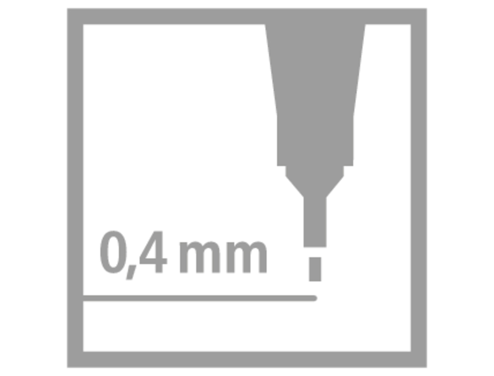 MARCADOR STABILO PONTA DE FIBRA POINT 88 SOMBRA 0,4 MM