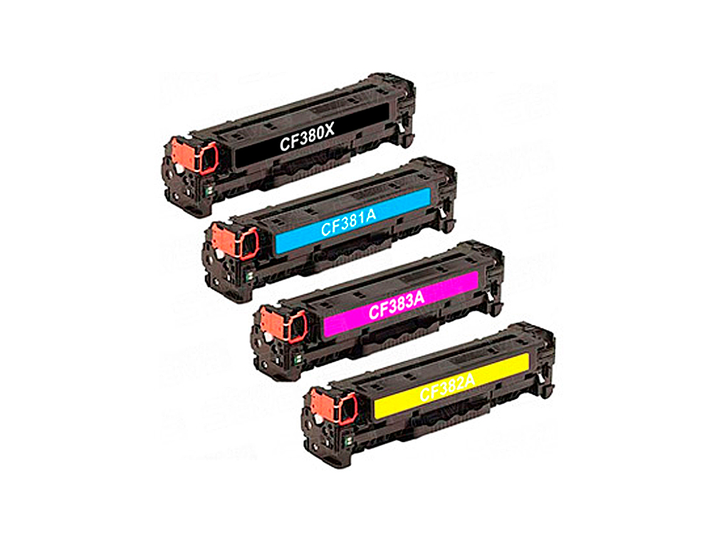 TONER CLOVER COMPATIVEL HP LASERJET M251 MULTIPACK PRETO / AMARELO / CIAN / MAGENTA