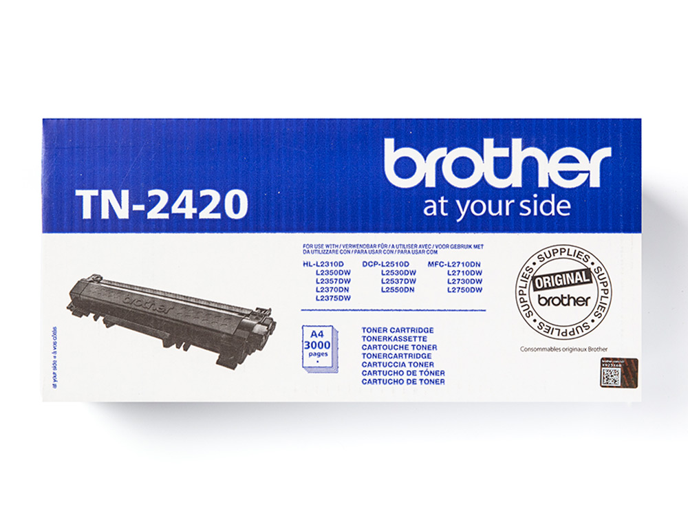 TONER BROTHER TN-2420 PARA DCP-L2510/ 2530 / 2550 / HL-L2375 ALTA CAPACIDADE PRETO 3000 PAG