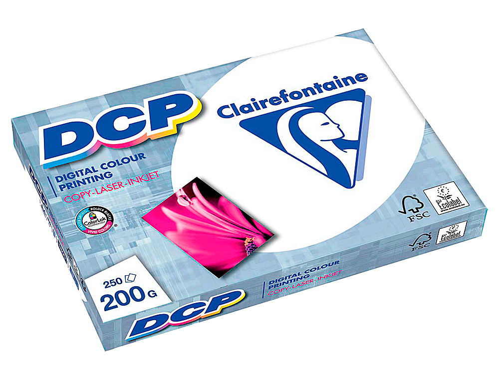 PAPEL FOTOCOPIA CLAIREFONTAINE DIN A3 200 GR EMBALAGEM DE 250 FOLHAS