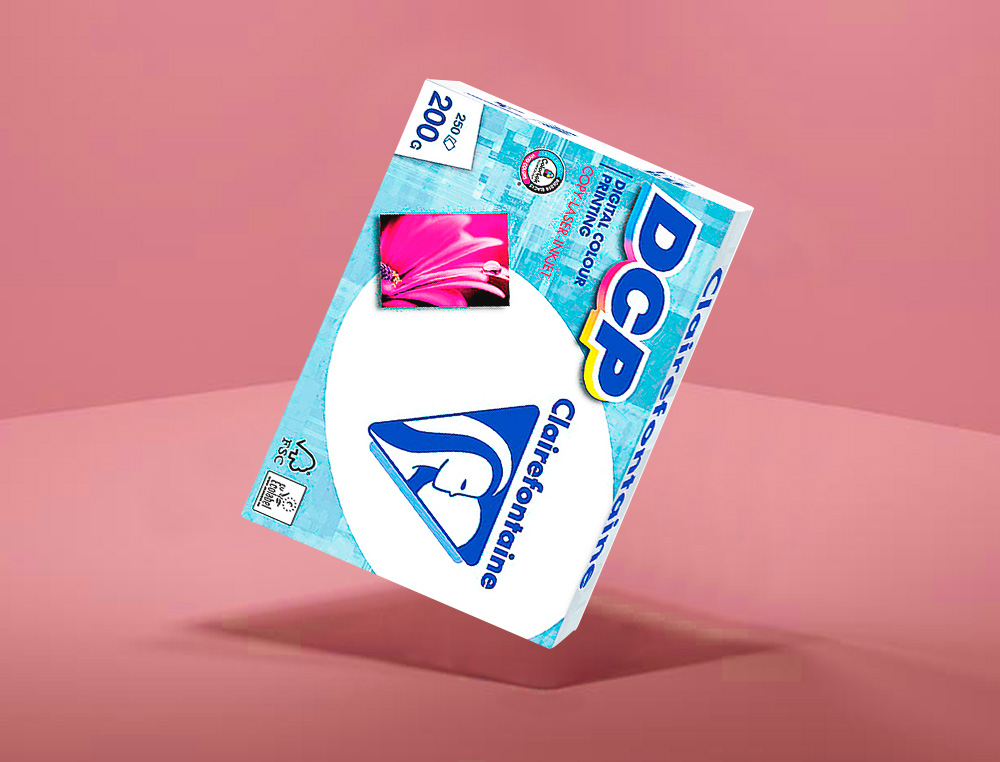 PAPEL FOTOCOPIA CLAIREFONTAINE DIN A3 200 GR EMBALAGEM DE 250 FOLHAS