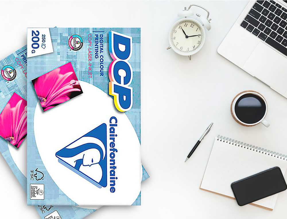 PAPEL FOTOCOPIA CLAIREFONTAINE DIN A3 200 GR EMBALAGEM DE 250 FOLHAS