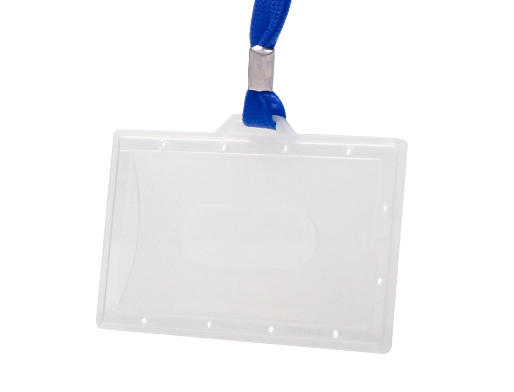 IDENTIFICADOR Q-CONNECT KF17112 COM CORDAO PLANO AZUL E ABERTURA LATERAL 94X60 MM