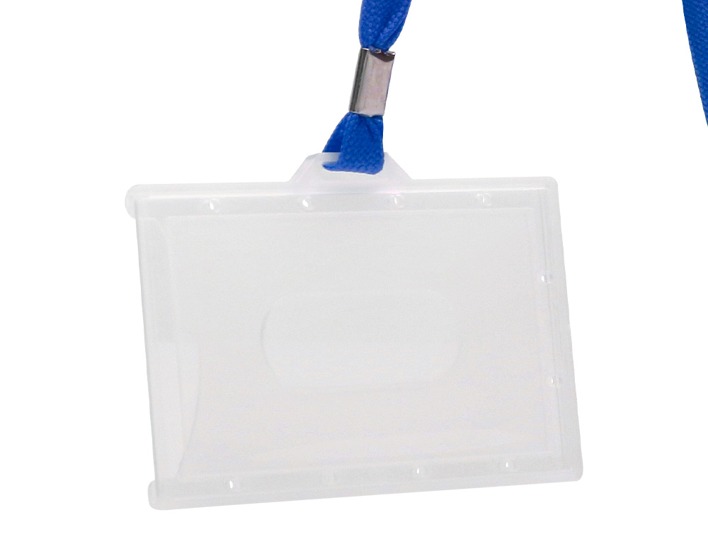 IDENTIFICADOR Q-CONNECT KF17112 COM CORDAO PLANO AZUL E ABERTURA LATERAL 94X60 MM