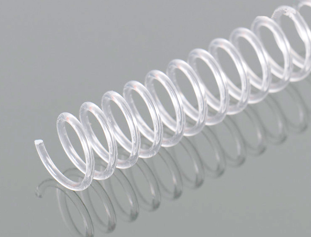 ESPIRAL Q-CONNECT DE PLASTICO TRANSPARENTE 32 5:1 18MM 2MM CAIXA DE 100 UNIDADES