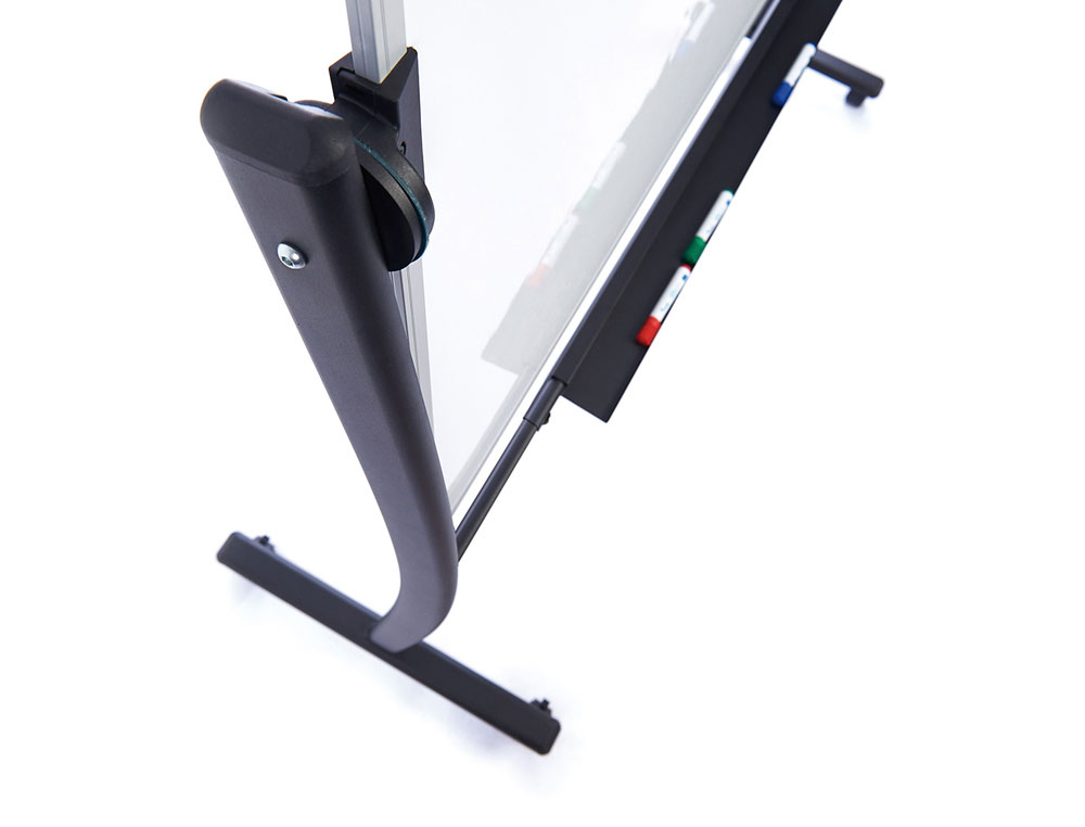QUADRO BRANCO ROCADA VITRIFICADO MAGNETICO COM SUPORTE DUPLA FACE 90X120 CM
