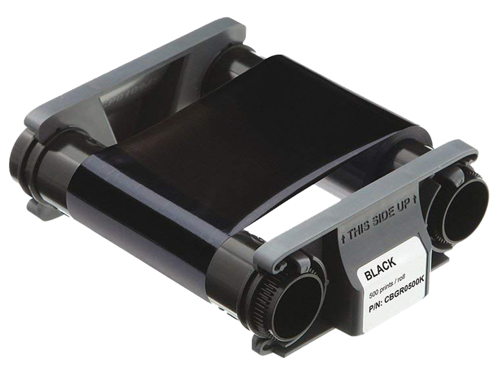 FITA PARA IMPRESSORA DE CARTOES BADGY PRETA PARA 500 IMPRESSOES