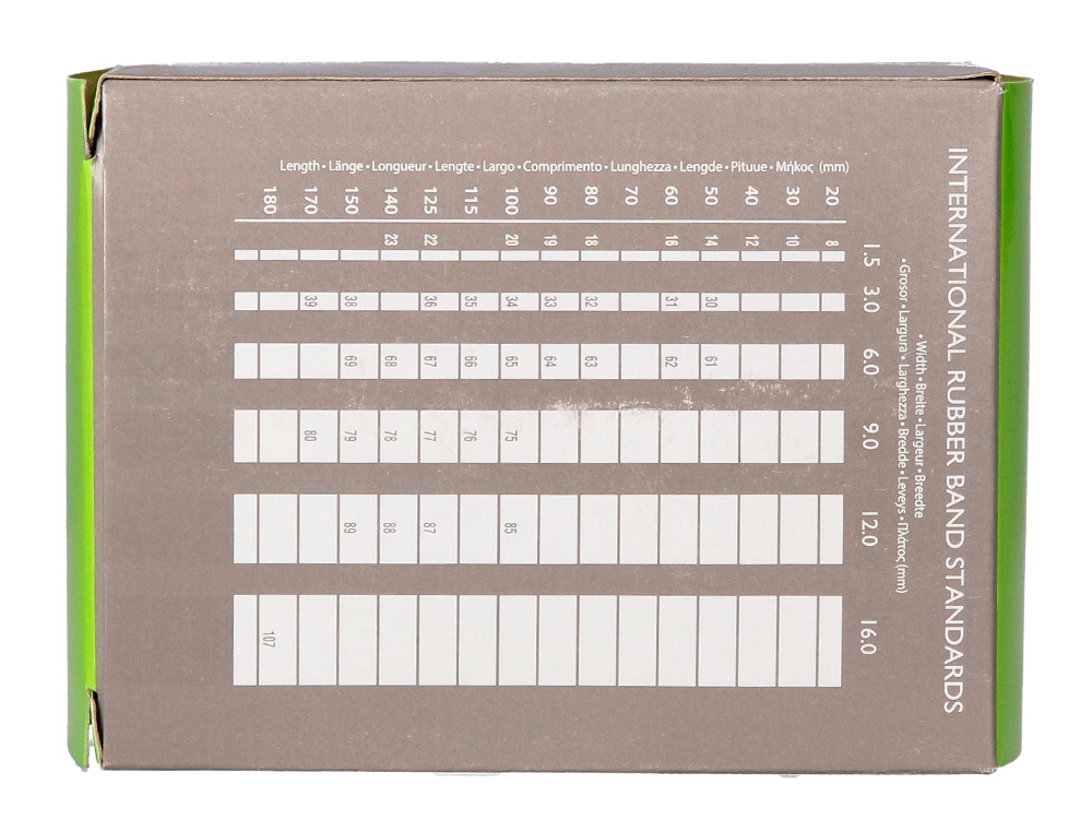 BANDAS ELASTICAS Q-CONNECT 100 GR 70 X 5 MM NUMERO 7