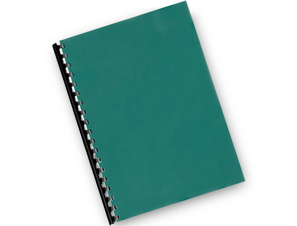 CAPA DE ENCADERNACAO Q-CONNECT PVC DIN A4 OPACA VERDE 180 MICRONS PACK DE 100 UNIDADES