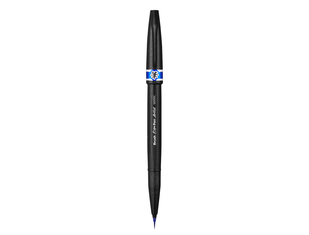 CANETA PINCEL PENTEL ARTIST COR AZUL