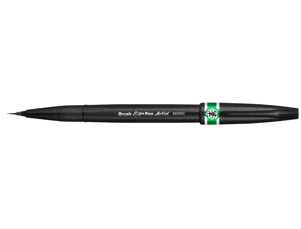 CANETA PINCEL PENTEL ARTIST COR VERDE