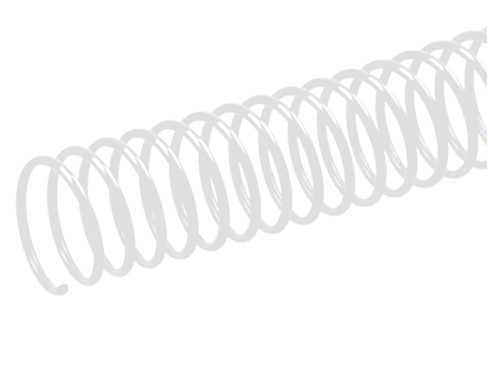 ESPIRAL Q-CONNECT METALICA BRANCO 64 5:1 12 MM 1 MM CAIXA DE 200 UNIDADES
