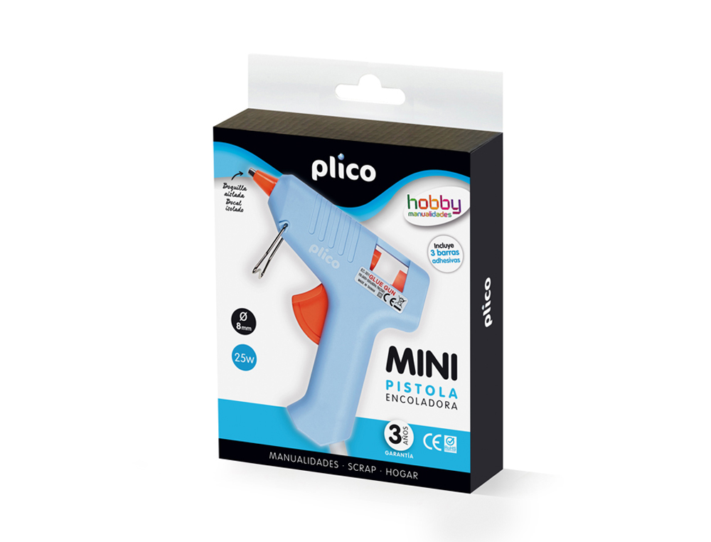 PISTOLA COLA TERMOFUSIVEL PLICO MINI 25W