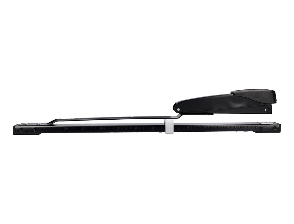 AGRAFADOR Q-CONNECT KF02292 METALICA BRACO LARGO CAPACIDADE 20 FOLHAS USA AGRAFES 24/6 E 26/6 COR PRETA