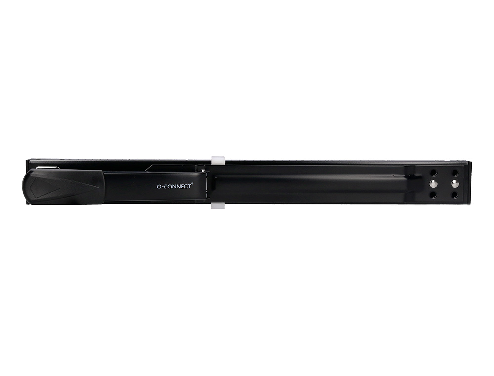 AGRAFADOR Q-CONNECT KF02292 METALICA BRACO LARGO CAPACIDADE 20 FOLHAS USA AGRAFES 24/6 E 26/6 COR PRETA