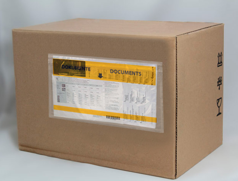 ENVELOPE AUTOADESIVO Q-CONNECT PORTA DOCUMENTOS MULTILINGUE 225X122 MM JANELA TOTALMENTE TRANSPARENTE PACK DE 1000 UNIDA