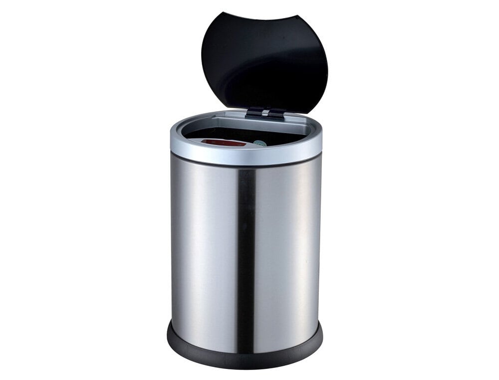 CESTO DE PAPEIS Q-CONNECT METALICO COM SENSOR AUTOMATICO CAPACIDADE 10 LITROS