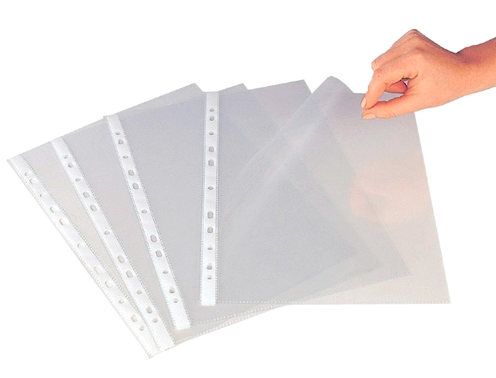 BOLSA CATALOGO/MICA Q-CONNECT DIN A4 80 MICRONS CRISTAL CAIXA DE 1400 UNIDADES