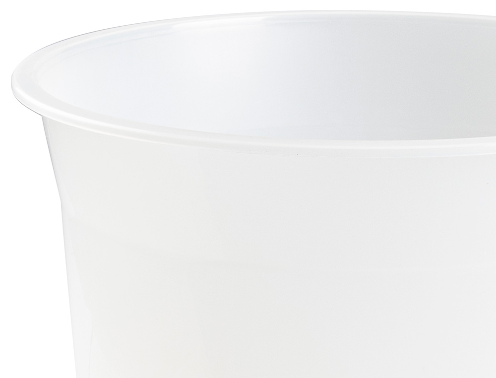 CESTO PLASTICO Q-CONNECT TRANSPARENTE 13 LITROS