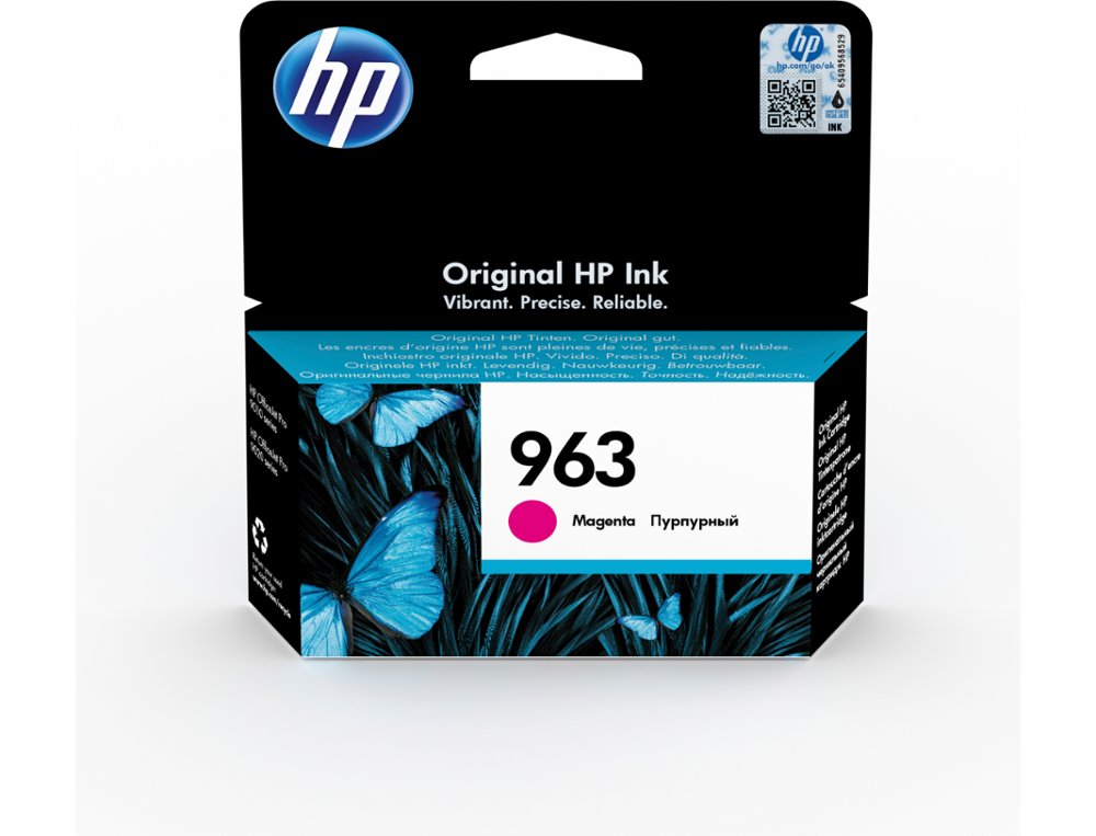 TINTEIRO HP 963 OFFICEJET PRO 9010 / 9020 / 9022 / 9023 / 9025 MAGENTA 700 PAGINAS