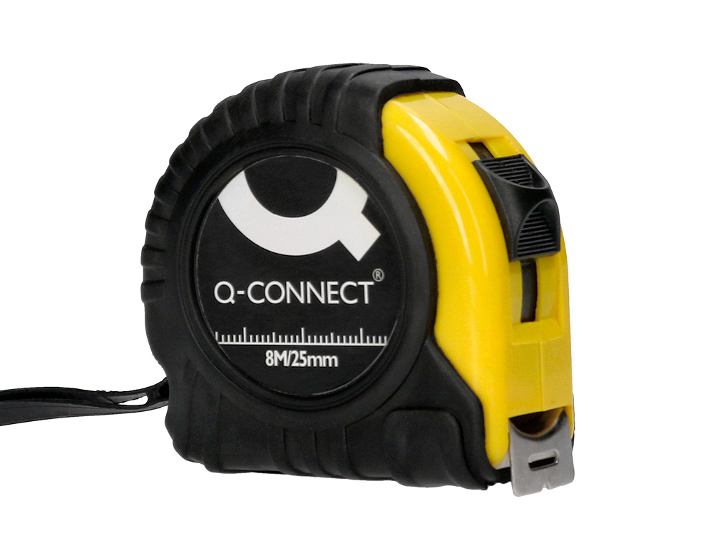 FITA METRICA Q-CONNECT DE 8 MT MATERIAL ANTICHOQUE 23 MM DE COMPRIMENTO
