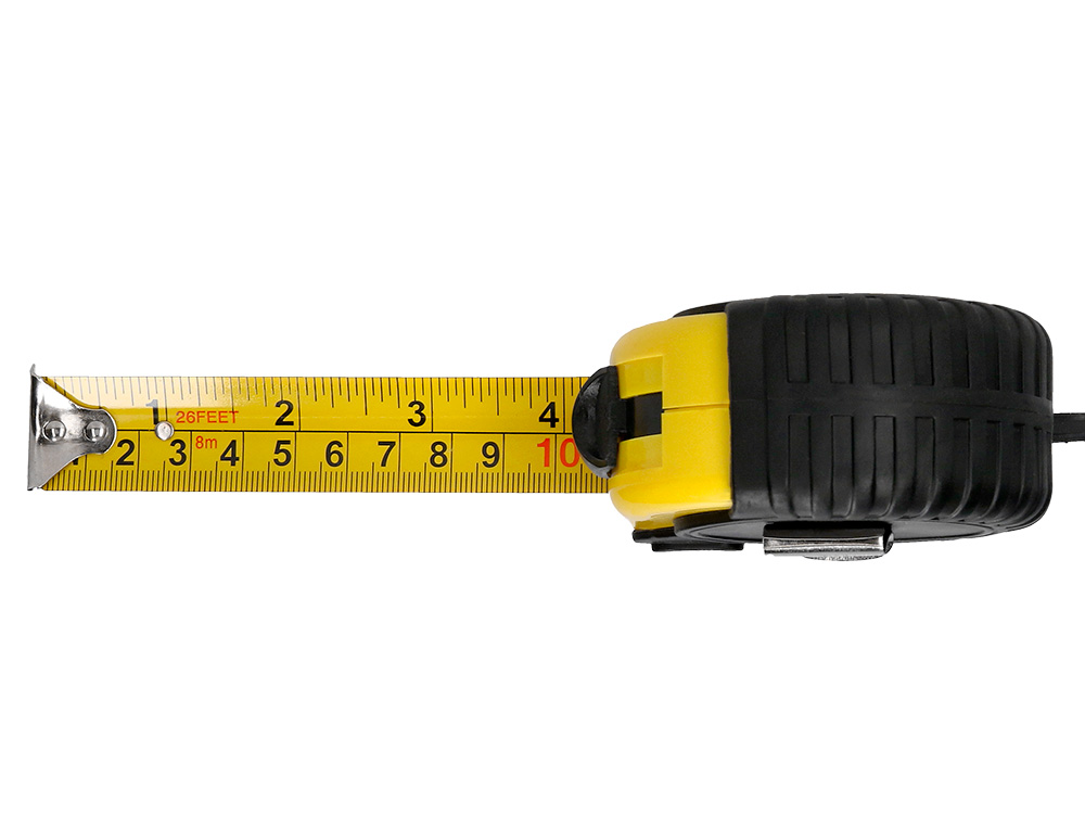 FITA METRICA Q-CONNECT DE 8 MT MATERIAL ANTICHOQUE 23 MM DE COMPRIMENTO